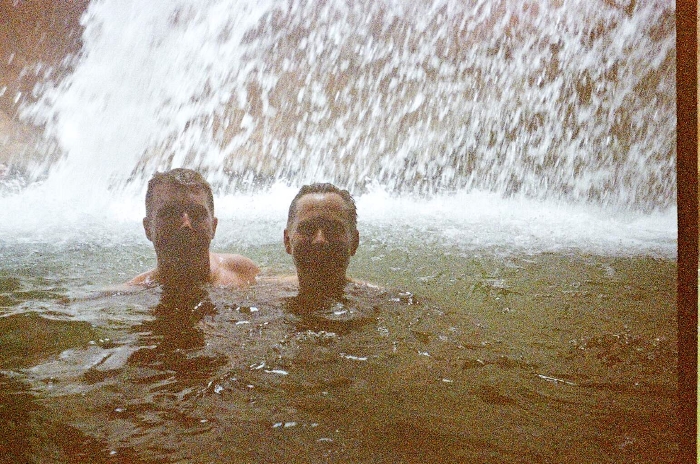 Kevin & Smoot in Waterfall